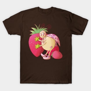 Ladybug with strawberries T-Shirt